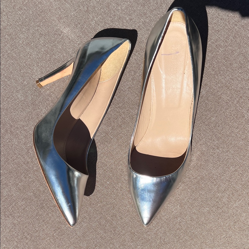 J.Crew Elegant Silver Women's Pumps size 9